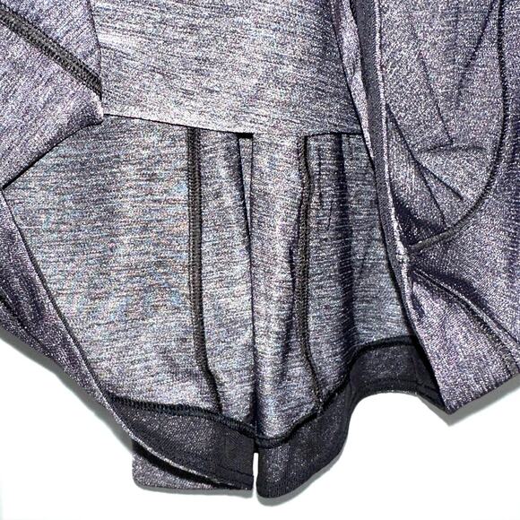 Lululemon Time To Sweat Heathered Black Grey My Race My Pace Tank Top Size 6 - Picture 6 of 11